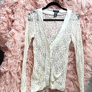 lace cardigan